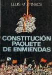 Lluis Maria Xirinacs. Constitución, paquete de enmiendas.