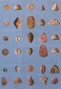 Clay tokens from Susa.