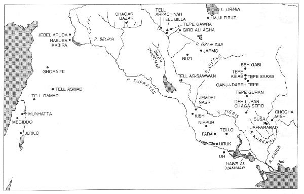 Clustering of sites.