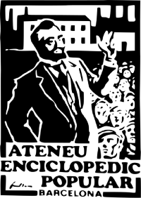 Ateneu Enciclopèdic Popular de Barcelona. Logotip.