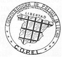 COPEL. Coordinadora de Presos En Lluita. Logotip.