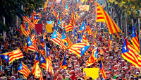 Cataluña. Manifestación.