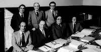 Diputats al Congrés, entre ells Jordi Solé-Tura i Miquel Roca Junyent.
