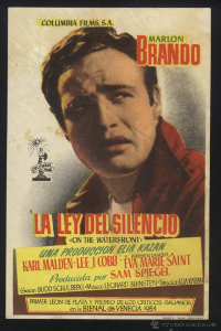 «La ley del silencio». Cartel de la película en castellano.