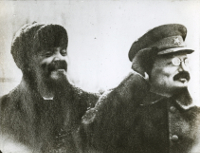 Lenin y Trotsky.