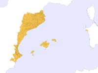 Municipios de los Países Catalanes.