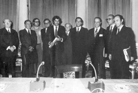 Pactos de la Moncloa, representantes políticos.