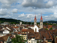 Winterthur, vista de la ciutat antiga. By Simon Aughton - originally posted to Flickr as Winterthur, CC BY-SA 2.0, https://commons.wikimedia.org/w/index.php?curid=9761004