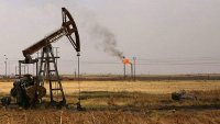 Campos de petróleo en Síria.