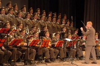 Coros y orquesta del Ejército Rojo.