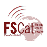 Fòrum Social Català 2008. Un altre món és possible. Logotip.