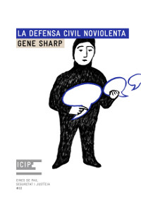 Gene Sharp. Defensa civil noviolenta. Portada edició en català.