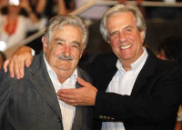 José Mujica y Tabaré Vázquez.