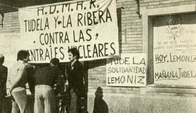 Diverses pancartes a Tudela, per a la manifestació del 3 de juny de 1979, que va ser brutalment reprimida (foto 4 de 7).