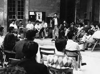 Reunión del Consejo de la Juventud de Barcelona, años 1980-2005.